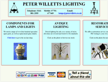 Tablet Screenshot of peterwilletts.co.uk